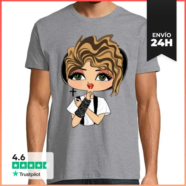 Camiseta Hombre Clásica Madonna LaTostadora
