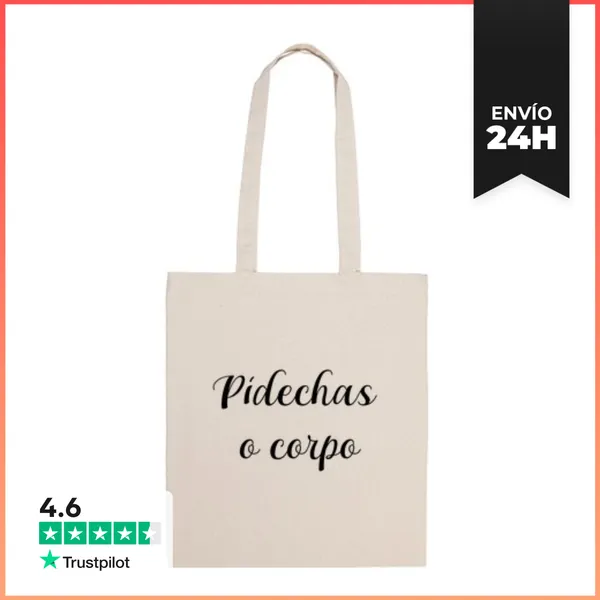 Bolsa De Tela Pídechas O Corpo LaTostadora
