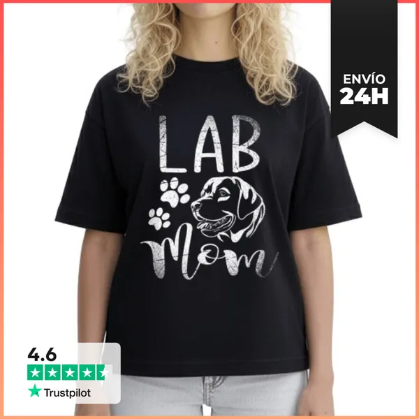 Camiseta Mujer Boxy Mamá De Laboratorio LaTostadora