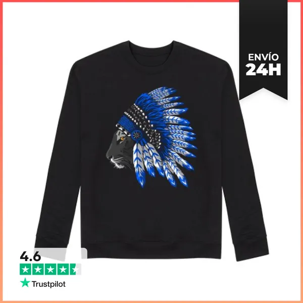 Sudadera Unisex Hombre, Sudadera, Negra LaTostadora