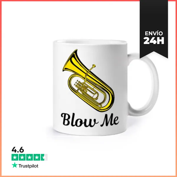 Taza Tuba De Oro, Soplame, Aliento Fuerte, Válvula, Bajo,