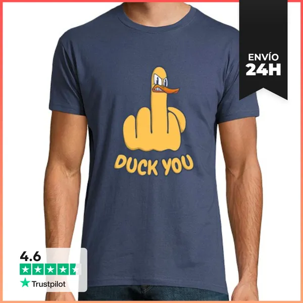 Camiseta Hombre Clásica Duck You LaTostadora