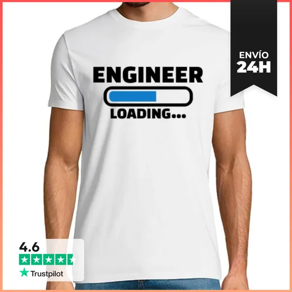 Camiseta Hombre Clásica Carga Del Ingeniero LaTostadora