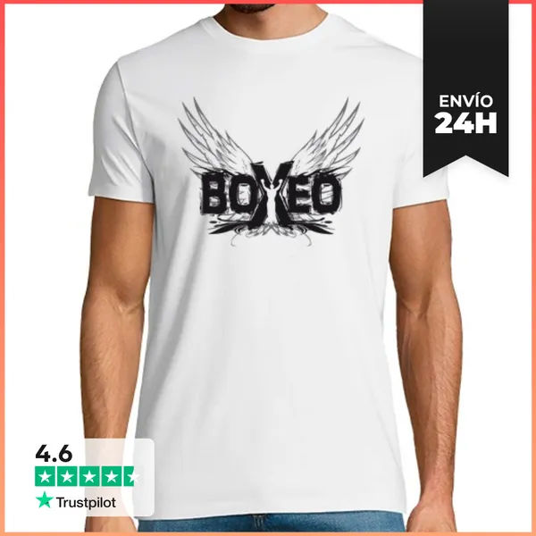 Camiseta Hombre Clásica Boxeo - Artkeko LaTostadora