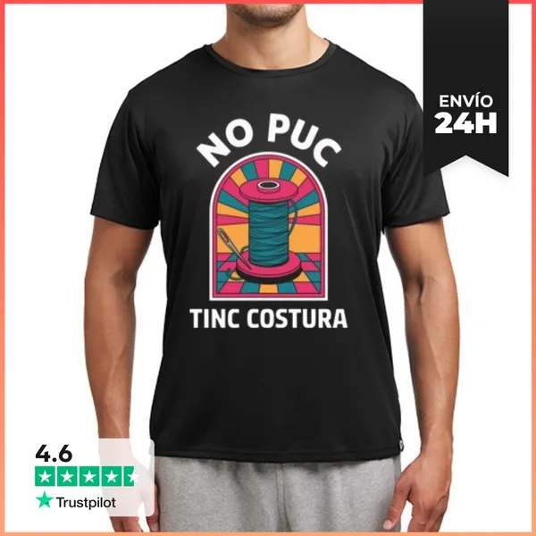 Camiseta Deportiva Hombre No Puc Tinc Costura LaTostadora