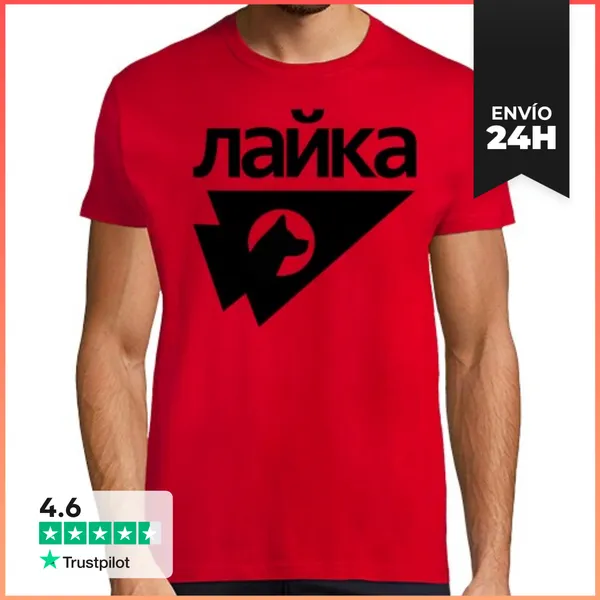 Camiseta Hombre Clásica LAIKA Black LaTostadora
