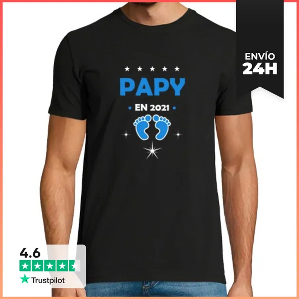 Camiseta Hombre Clásica Regalo Del Abuelo 2021 LaTostadora