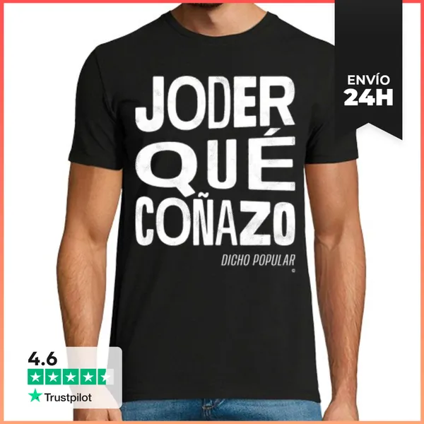 Camiseta Hombre Clásica Joder Qué Coñazo LaTostadora