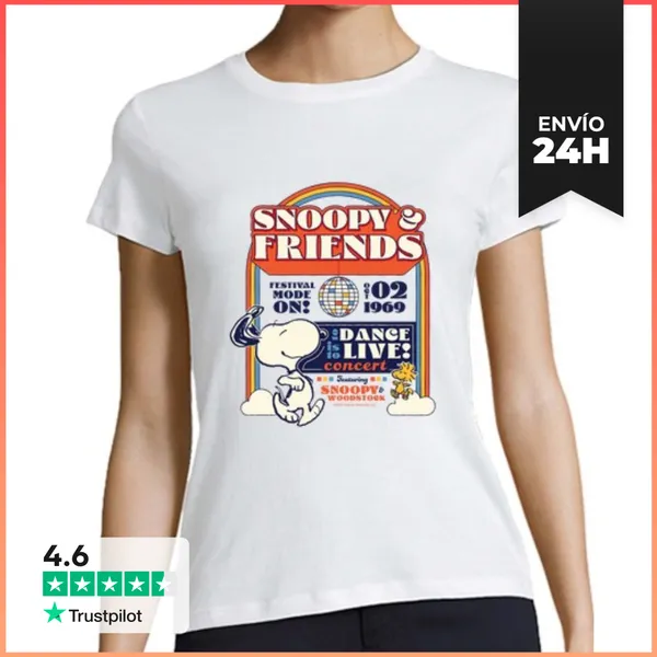 Camiseta Mujer Clásica Diseño 4657994 LaTostadora