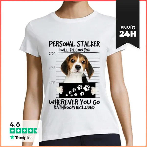 Camiseta Mujer Clásica Beagle LaTostadora