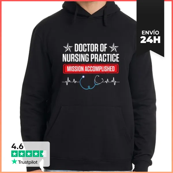 Sudadera Unisex Con Capucha Dnp Doctor En Práctica De Enfermería