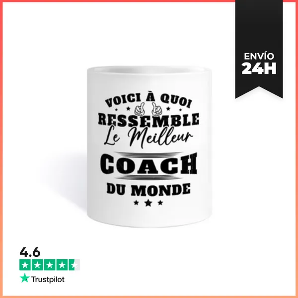 Taza Mejor Entrenador De Mano Rugby Regalo D LaTostadora