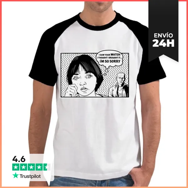 Camiseta Hombre, Estilo Béisbol The Watch LaTostadora