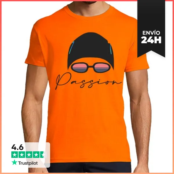 Camiseta Hombre Clásica Diseño 2652527, Nadador LaTostadora