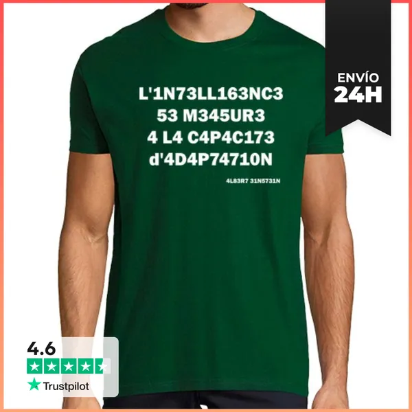 Camiseta Hombre Clásica Intelligence LaTostadora