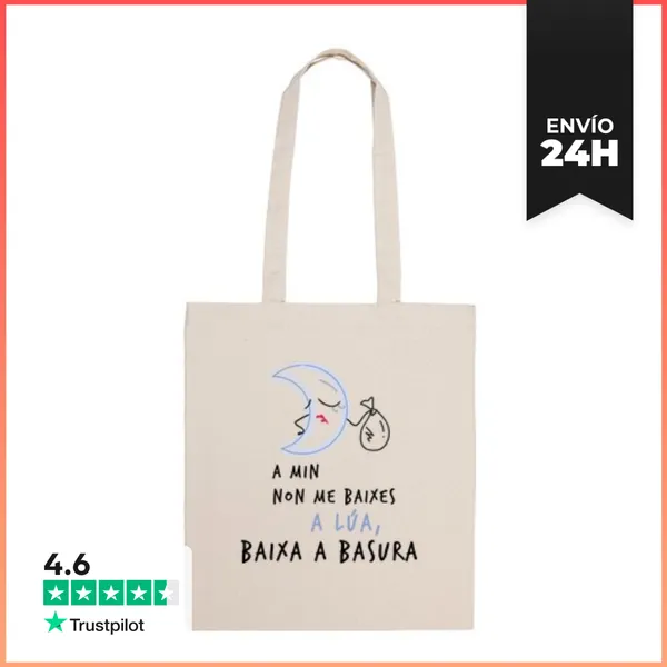 Bolsa De Tela BAIXA A BASURA LaTostadora