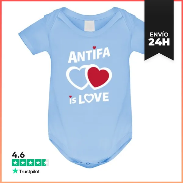 Body Bebé Antifa Es Amor LaTostadora