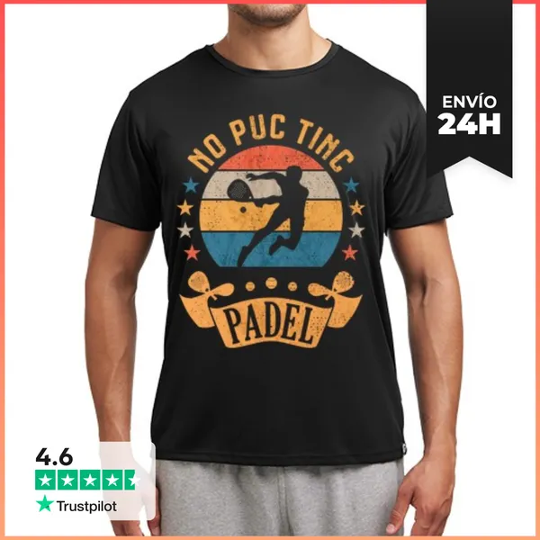 Camiseta Deportiva Hombre No Puc Tinc Padel Catalan LaTostadora