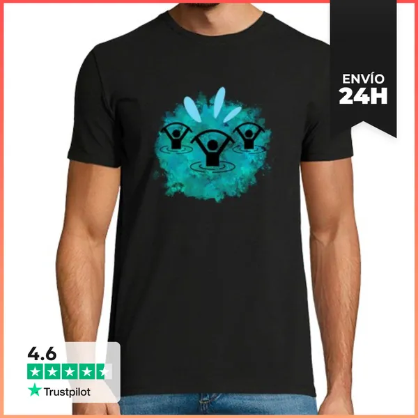 Camiseta Hombre Clásica Deporte Deporte Aquagym LaTostadora