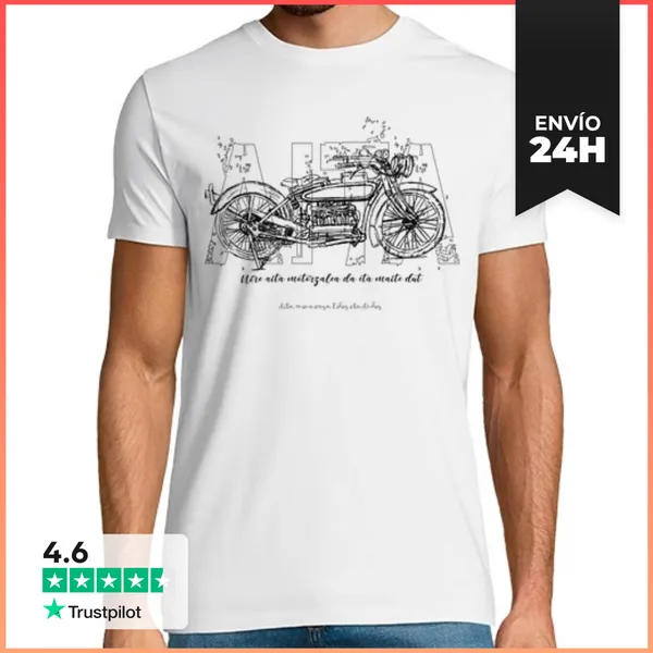 Camiseta Hombre Clásica Nire Aita Motozalea Da Eta Maite Dut. BH