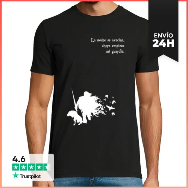 Camiseta Hombre Clásica Jon Nieve (chico) LaTostadora