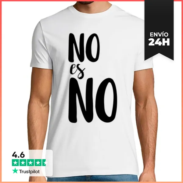 Camiseta Hombre Clásica No Es No LaTostadora