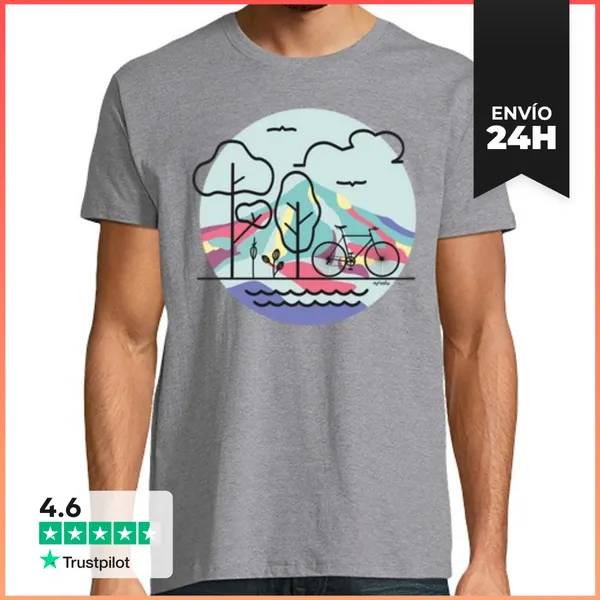 Camiseta Hombre Clásica Landscape CHG LaTostadora