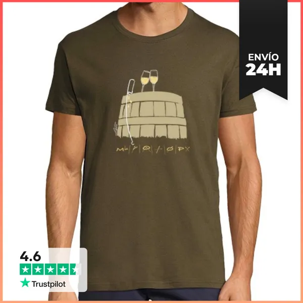 Camiseta Hombre Clásica Te Invito A Una Copa LaTostadora