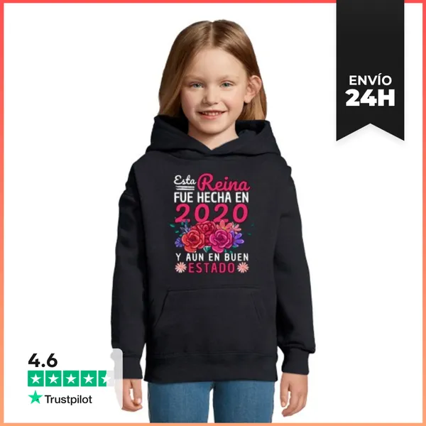 Sudadera Para Niños Con Capucha Esta Reina Fue Hecha En 2020 Y