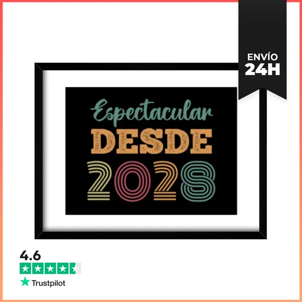 Cuadro Con Marco Horizontal ESPECTACULAR DESDE 2028 LaTostadora