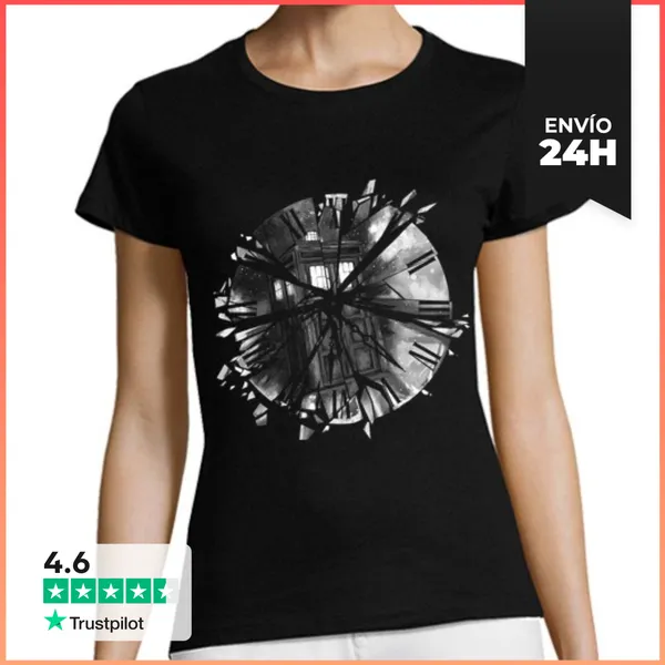 Camiseta Mujer Clásica El Tiempo Nunca Es Suficiente LaTostadora