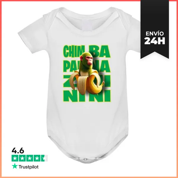 Body Bebé Chimpanzini Bananini LaTostadora
