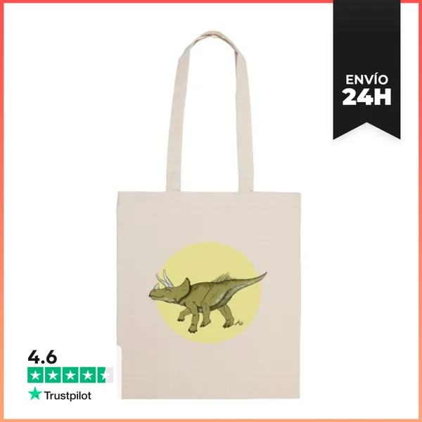 Bolsa De Tela Triceratops Bolsa LaTostadora
