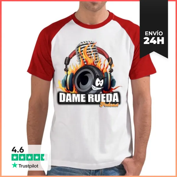 Camiseta Hombre, Estilo Béisbol CAMISETA DOS COLORES CHICO RUEDIN