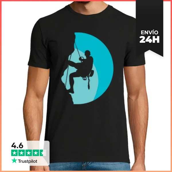 Camiseta Hombre Clásica Escalada LaTostadora