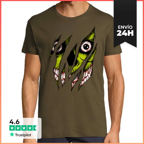 Camiseta Hombre Clásica Skullness LaTostadora