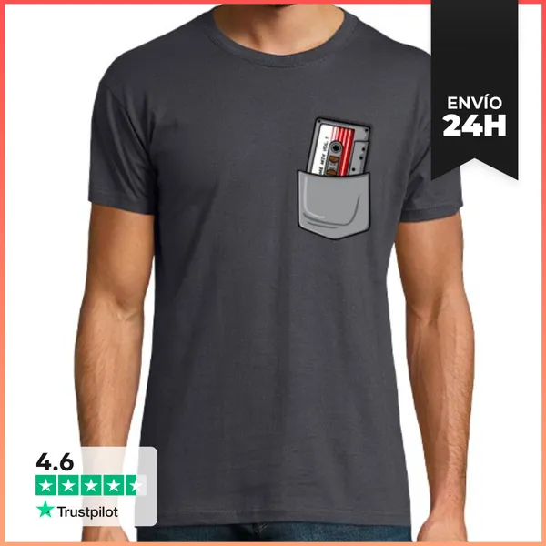Camiseta Hombre Clásica Awesome Pocket LaTostadora