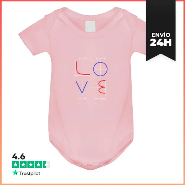 Body Bebé Funny Math Love LaTostadora