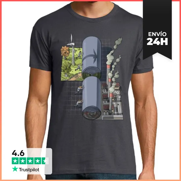Camiseta Hombre Clásica Un Nuevo Mundo LaTostadora