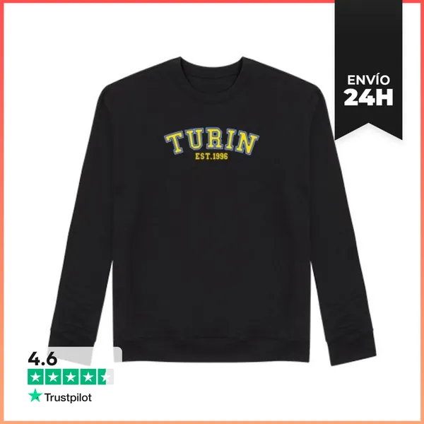 Sudadera Unisex Turín Est 1996 LaTostadora