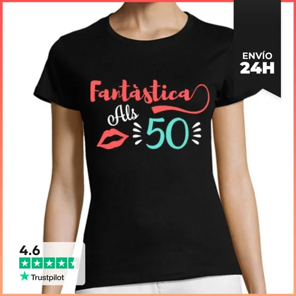 Camiseta Mujer Clásica Fantàstica Als 50 LaTostadora