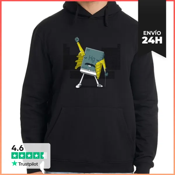 Sudadera Unisex Con Capucha Freddie Mercury LaTostadora