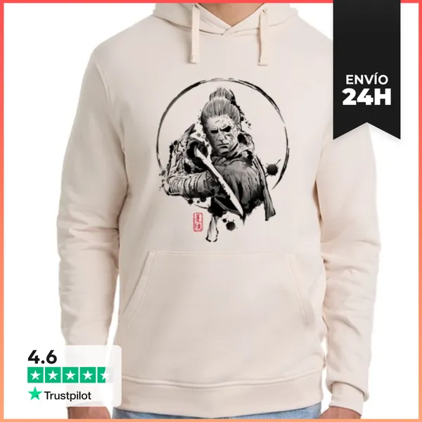 Sudadera Unisex Con Capucha Shinobi Warrior LaTostadora
