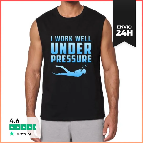 Camiseta Sin Mangas Buceador Buceo Buceo Gracioso Mar LaTostadora