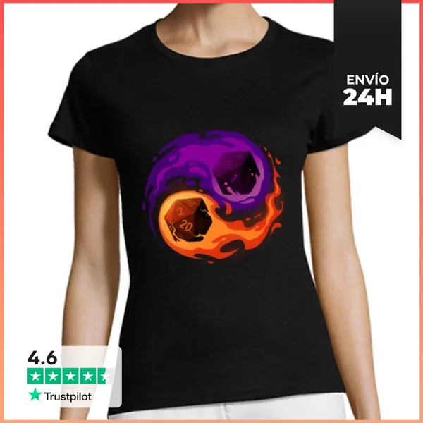 Camiseta Mujer Clásica Balance Dice W LaTostadora