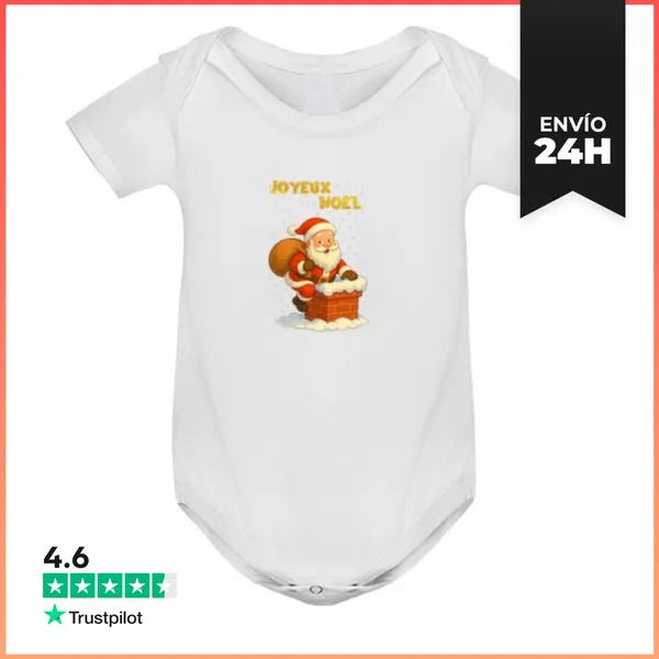 Body Bebé Papá Navidad Y Chimenea LaTostadora