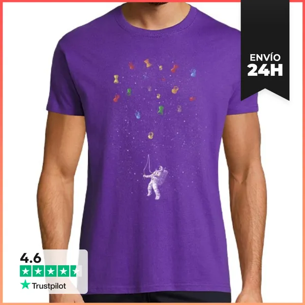 Camiseta Hombre Clásica Diábolo Espacial LaTostadora