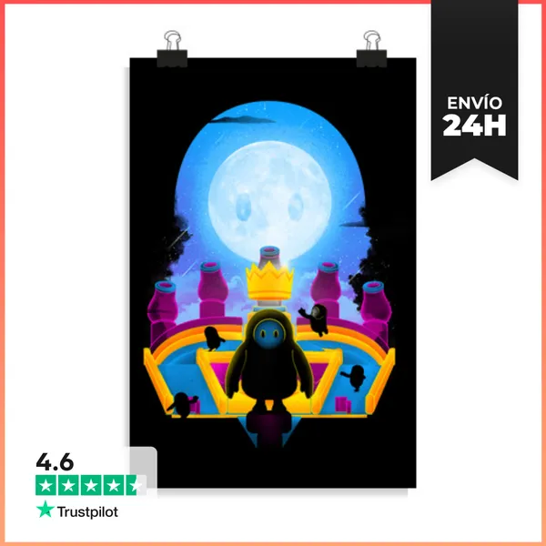 Póster Vertical Agarra La Corona LaTostadora