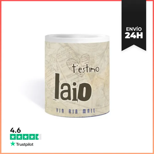 Taza T Estimo Iaio Vintage LaTostadora