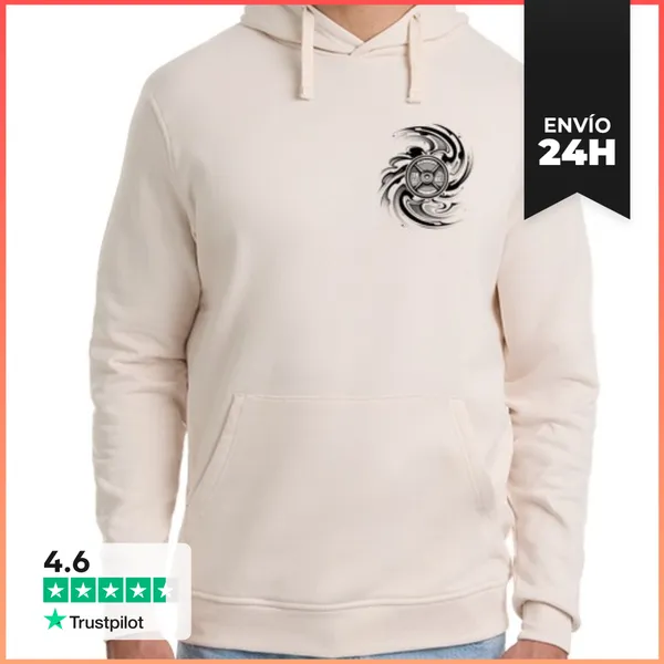 Sudadera Unisex Con Capucha Sudadera Con Capucha Unisex, Blanco